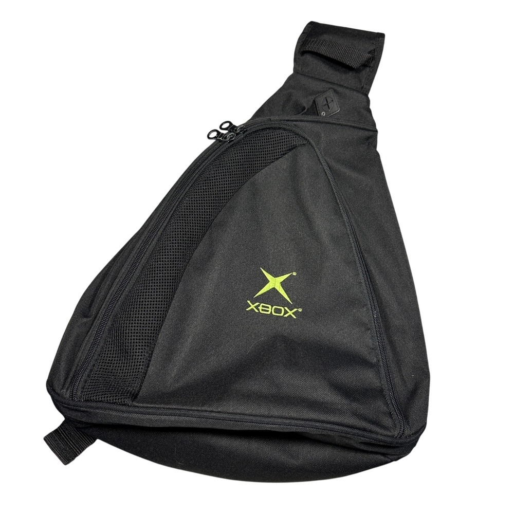 Vintage Y2K Xbox Original Crossbody Sling Bag Gemline Black Promo Backpack